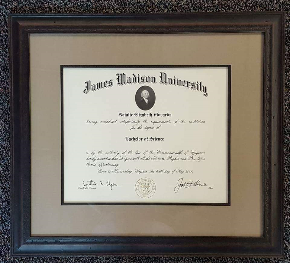 diploma framing